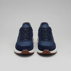 Men's Suede Panel Lace-Up Trainers