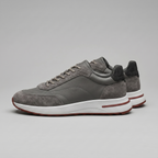 Men's Suede Panel Lace-Up Trainers