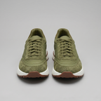 Men's Suede and Nylon Panel Trainers