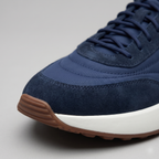 Men's Suede and Nylon Panel Trainers