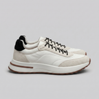 Men's Suede and Nylon Panel Trainers
