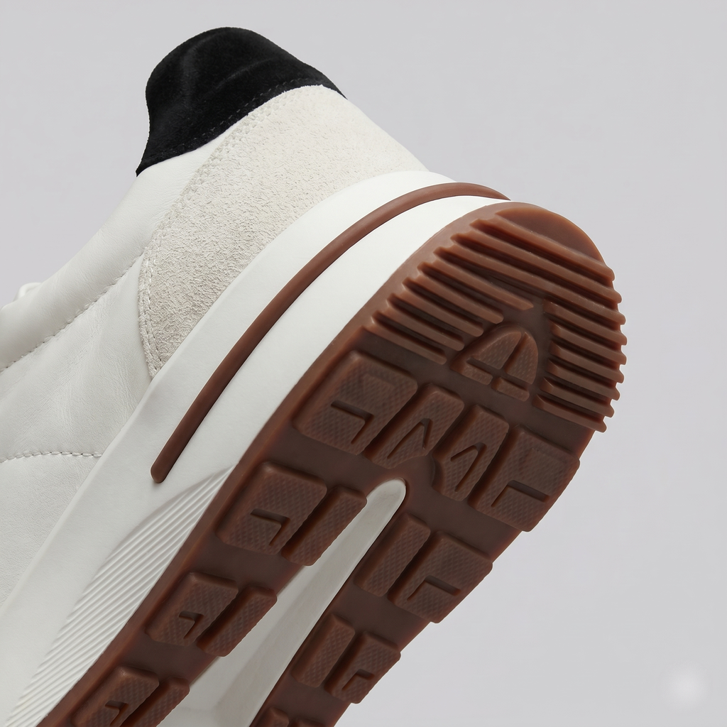 Men's Suede and Nylon Panel Trainers