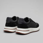 Men's Suede and Nylon Panel Trainers