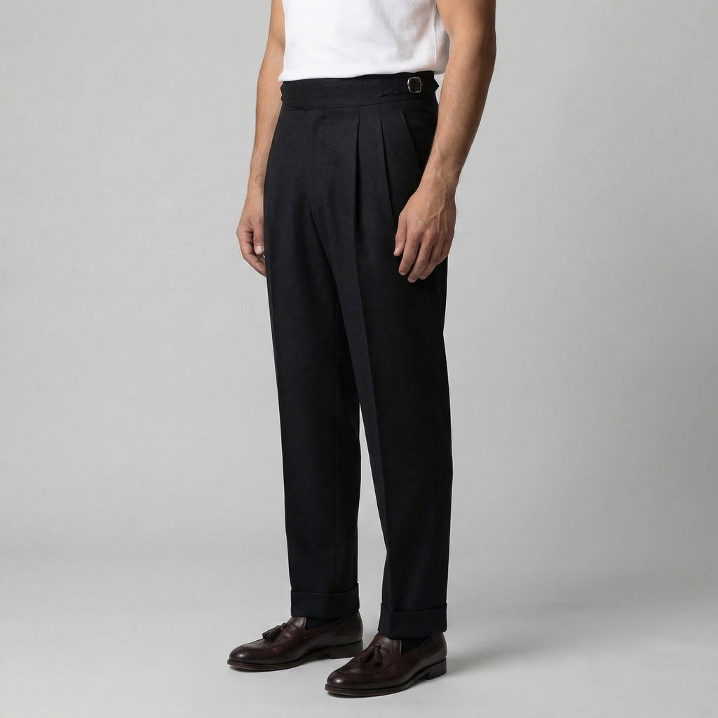 Men's Tailored fit Pleated Trousers