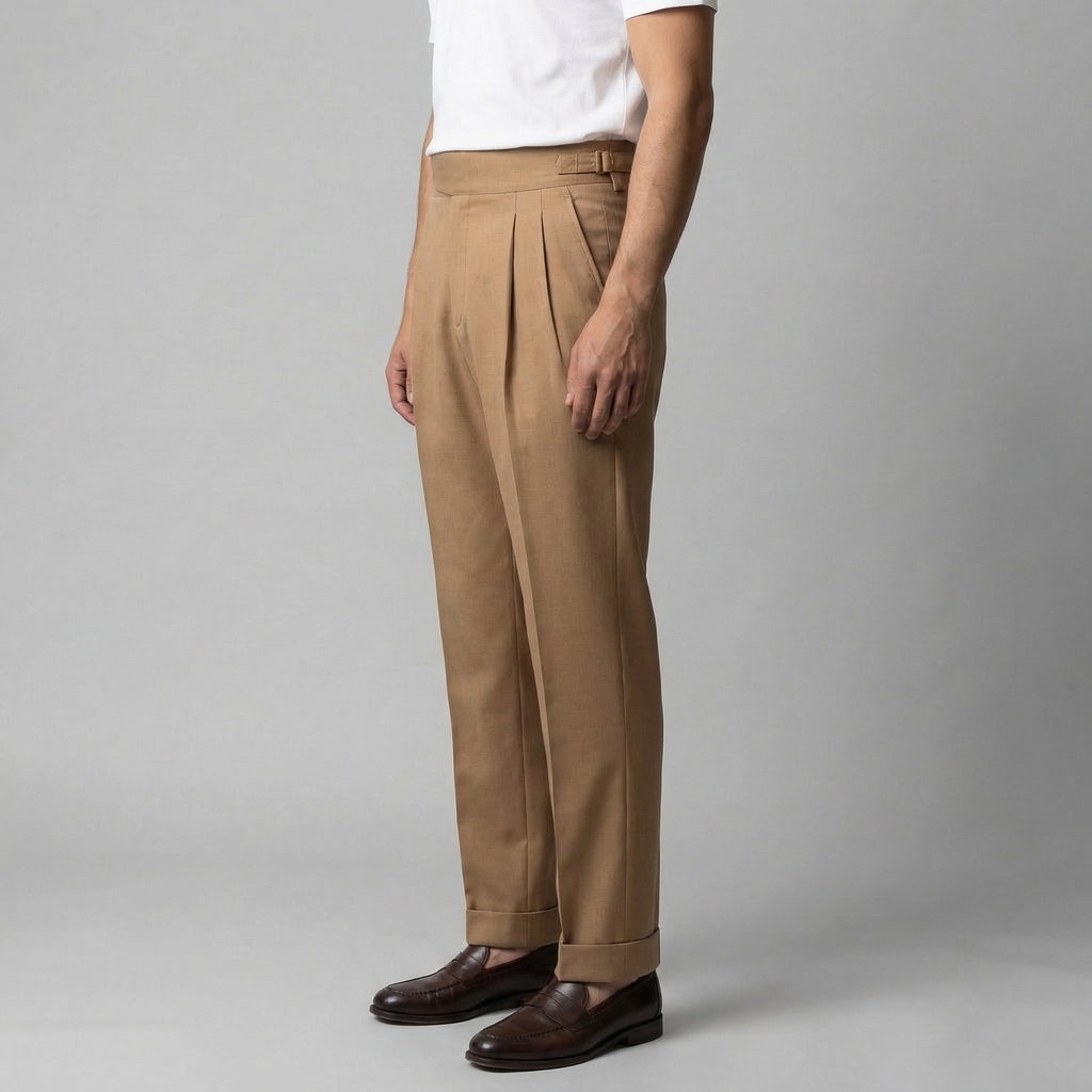 Men's Tailored fit Pleated Trousers