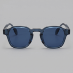 Men's Vintage Square Sunglasses with Dark Lenses