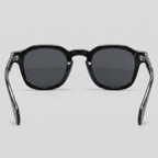 Men's Vintage Square Sunglasses with Dark Lenses