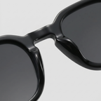 Men's Vintage Square Sunglasses with Dark Lenses