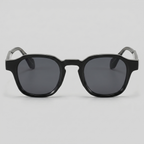 Men's Vintage Square Sunglasses with Dark Lenses