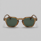 Men's Vintage Square Sunglasses with Dark Lenses