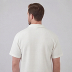 Men's Waffle Knit Short Outfit Summer Set