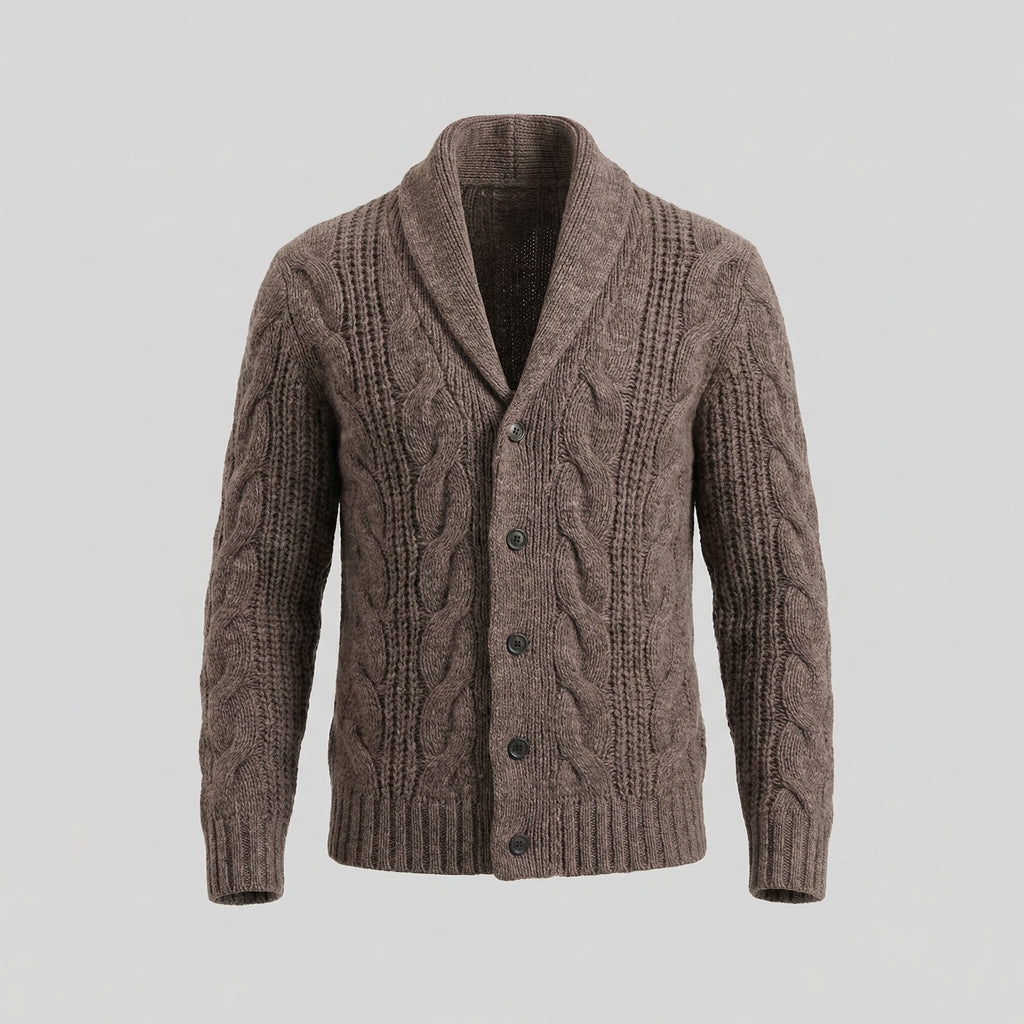 Men's Wool Knitted Cardigan