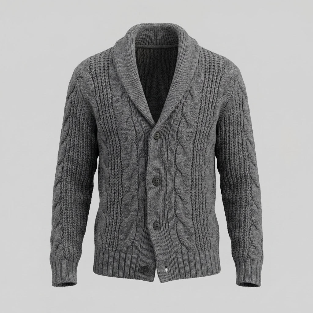 Men's Wool Knitted Cardigan