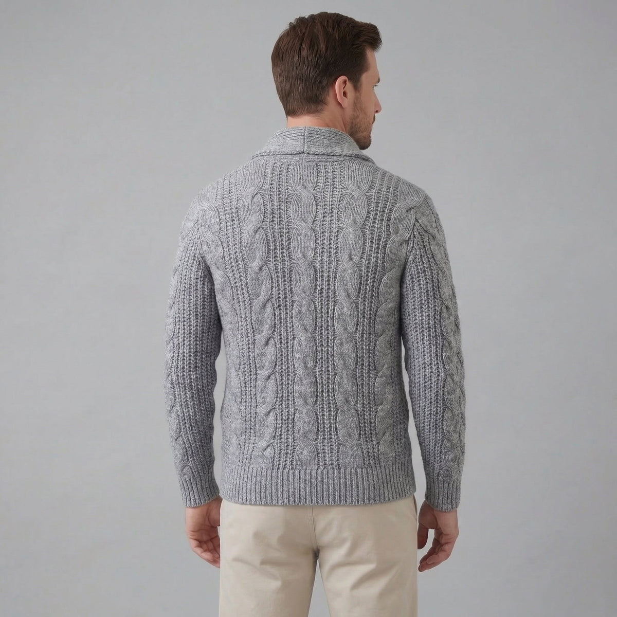 Men's Wool Knitted Cardigan