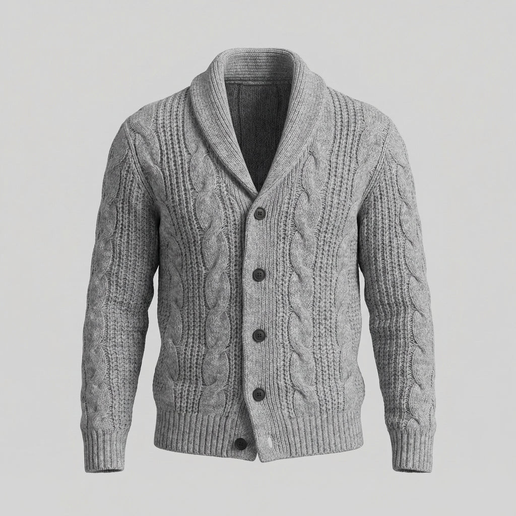 Men's Wool Knitted Cardigan