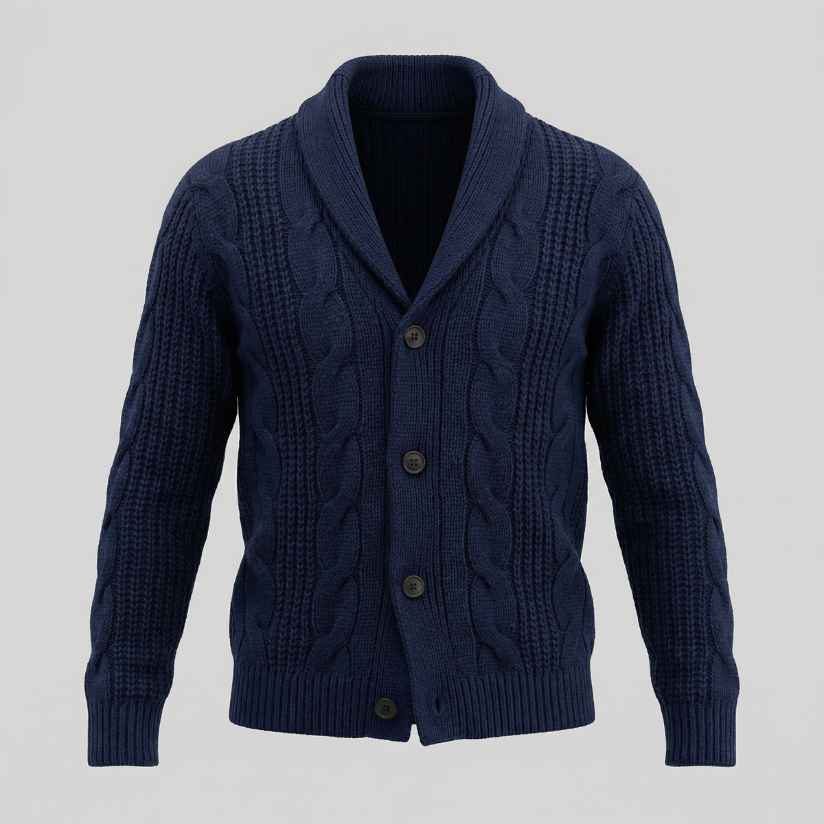Men's Wool Knitted Cardigan