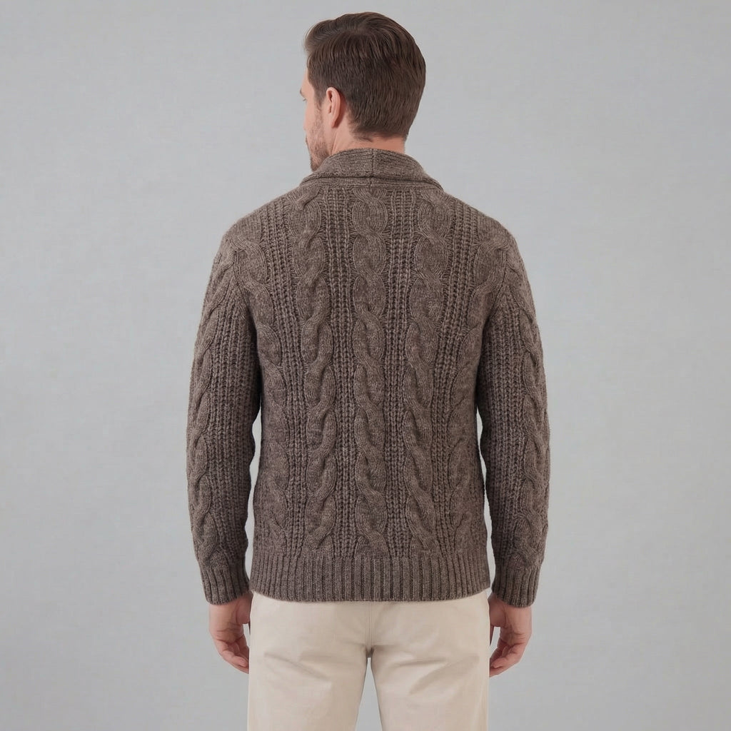 Men's Wool Knitted Cardigan