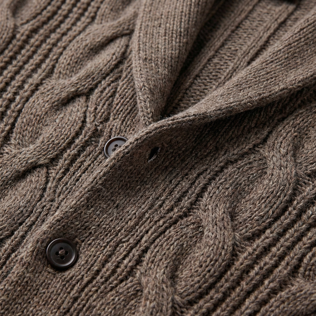 Men's Wool Knitted Cardigan